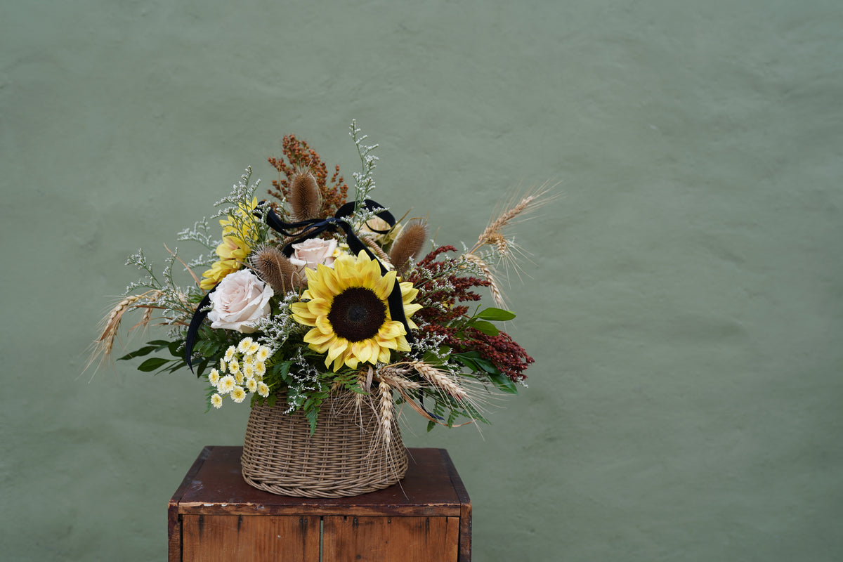Autumn Blossoms Basket