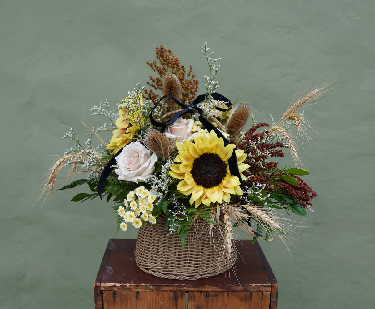 Autumn Blossoms Basket